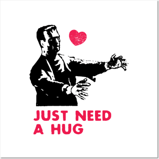 Frankenstein Need A Hug Posters and Art